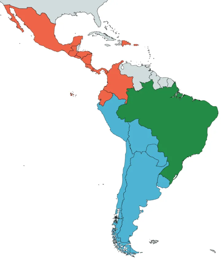 Mexico and South America restructures to LATAM North and South in T2-3 ...
