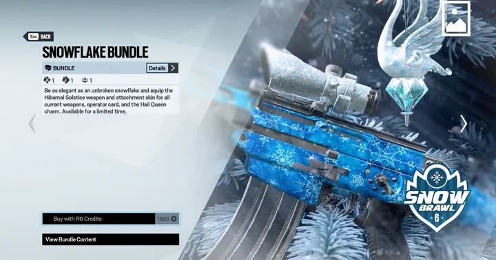 Rainbow Six Siege Brings Back the Snow Brawl Event Today