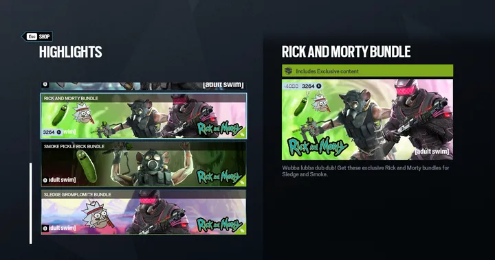 New Rainbow Six Siege Rick and Morty skins for Ace and Thermite — SiegeGG