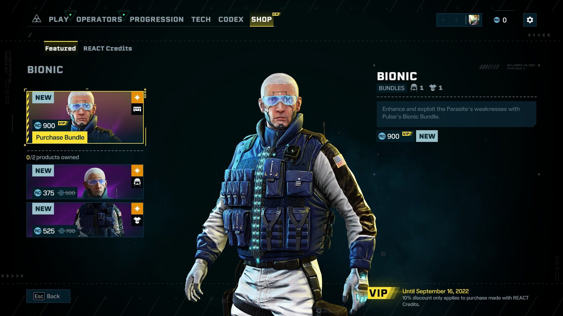 All PULSE Skins in Rainbow Six Siege