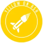 Yellow on Ash logo